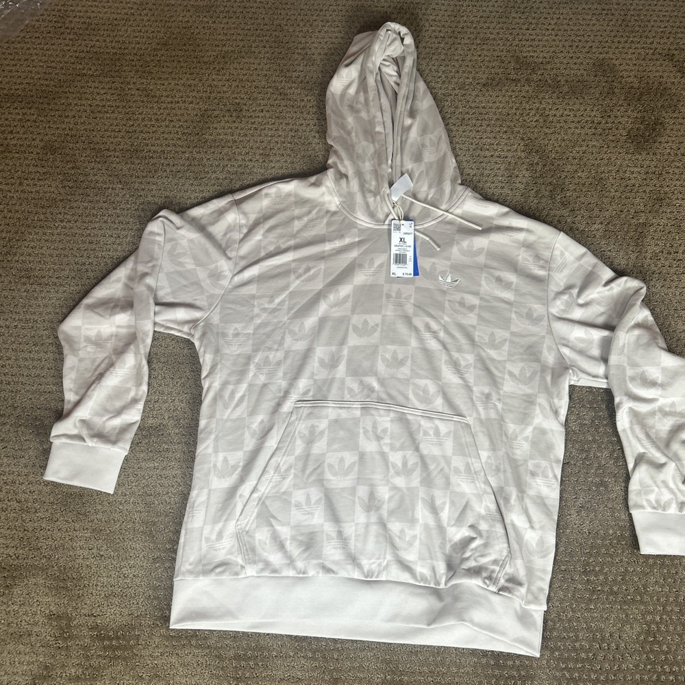Adidas‎ New Graphic LogoHOODIE JW5977 Men's Large MSRP $75
